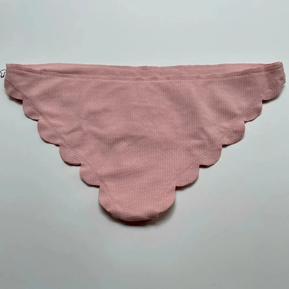 Marysia Broadway Bikini Bottom Low Rise Pink Size Large NEW